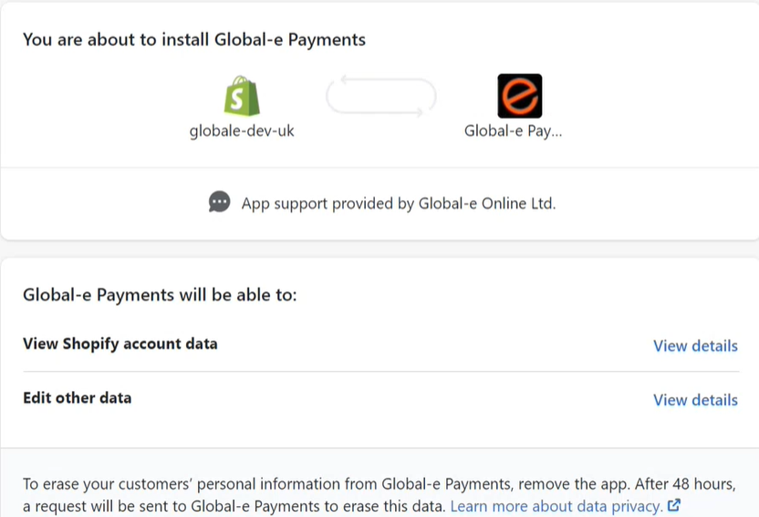 Global-e Payments